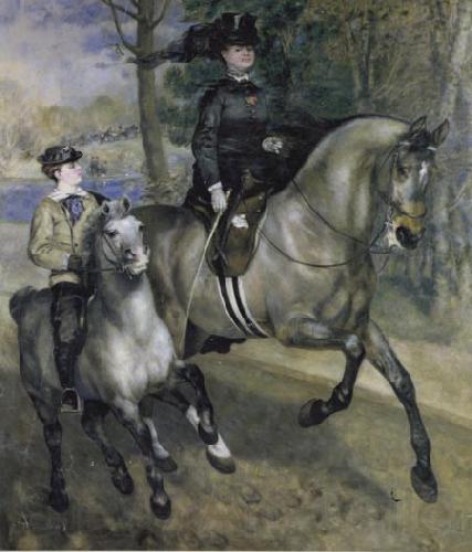 Pierre-Auguste Renoir Ride in the Bois de Boulogne (Madame Henriette Darras) Spain oil painting art
